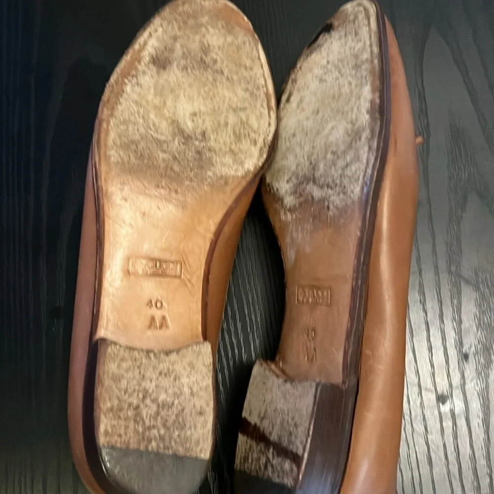 Gucci Tan Leather Tassel Loafers Women's Classic Vintage Size 9AA - Picture 8 of 13